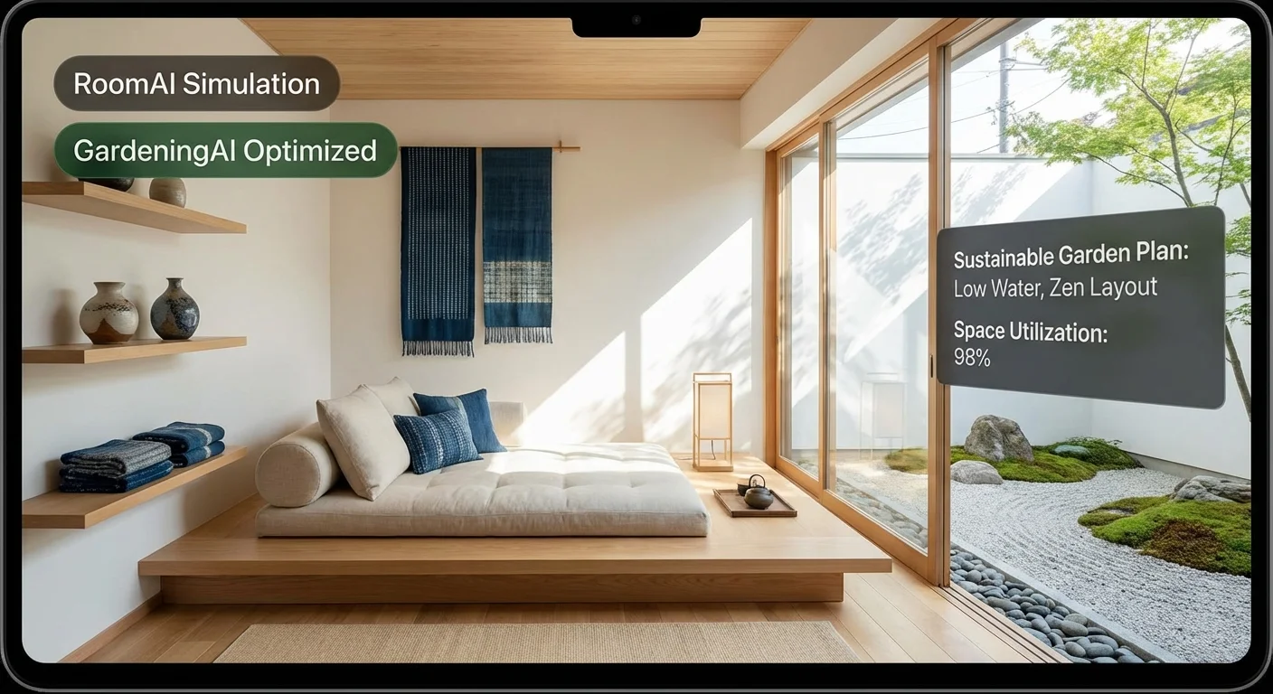 Embracing Japanese Traditional Crafts in Small Spaces: A Sustainable Lifestyle with AI