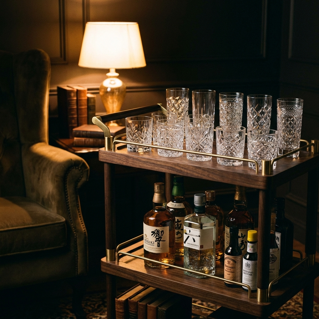 The Ultimate Home Bar Upgrade: Handcrafted Edo Kiriko Glasses