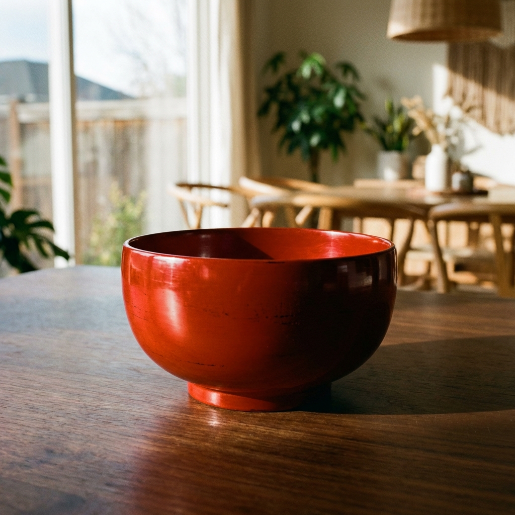 Echizen Urushi: The Timeless Red for Your Modern Home