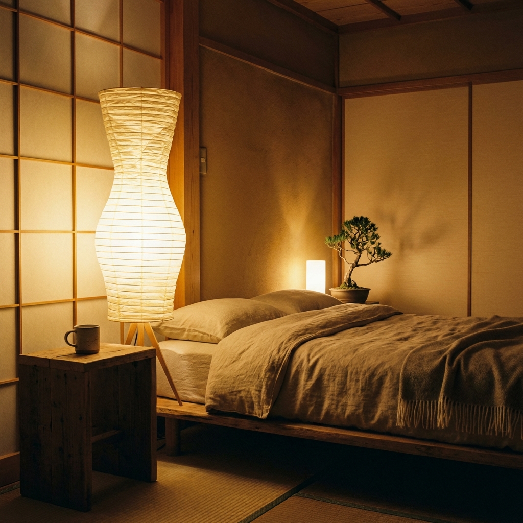 Japandi Bedroom Ideas: Elevating Your Space with Authentic Washi Lighting